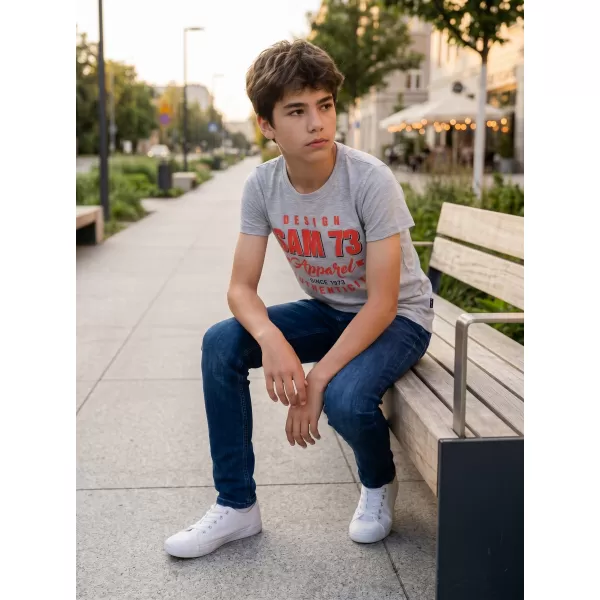  T-Shirt für Jungen SAM 73 JANSON KT 504 HELLGRAU 