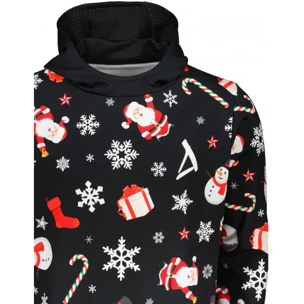  Premium-Sweatshirt für Herren ALTISPORT VOJ/ALMVN1MI01 SCHWARZ 