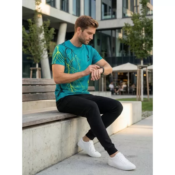  Premium-T-Shirt für Herren ALTISPORT VOJ/ALM004TR01 KEROSIN/GELB 