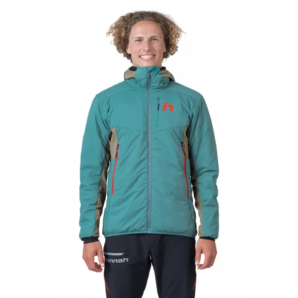  Herrenjacke HANNAH KECHU HOODY ÖLBLAU/GEBRANNTES OLIV 