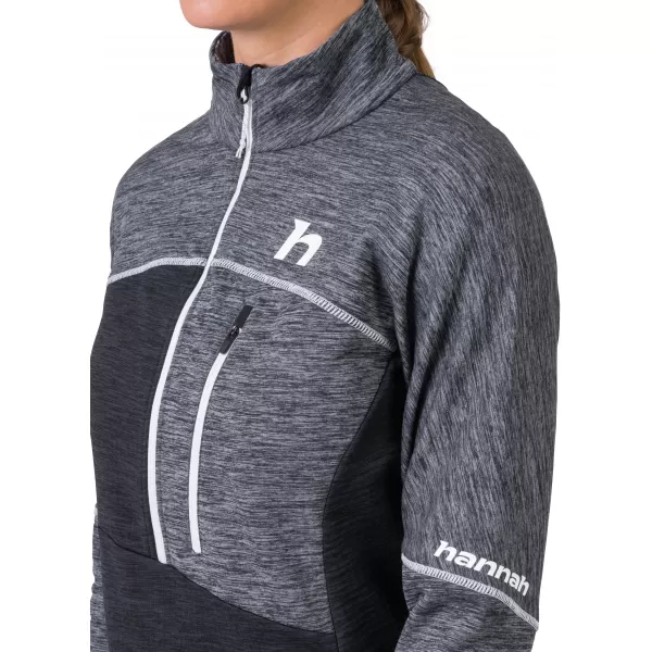  Damen-Sweatshirt HANNAH MEDA HZ HELLGRAU MEL (WEIß) 