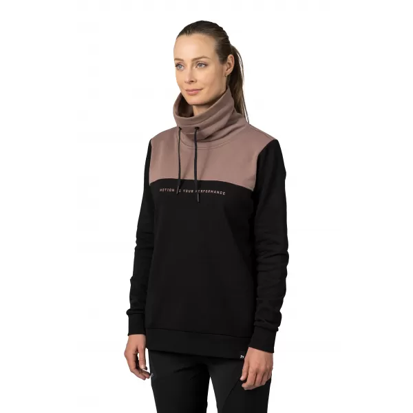  Damen-Sweatshirt HANNAH SIBELE ANTHRAZIT/COCA-MOKKA 