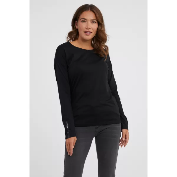  Damen-T-Shirt mit langen Ärmeln SAM 73 PATTY WT 895 SCHWARZ 