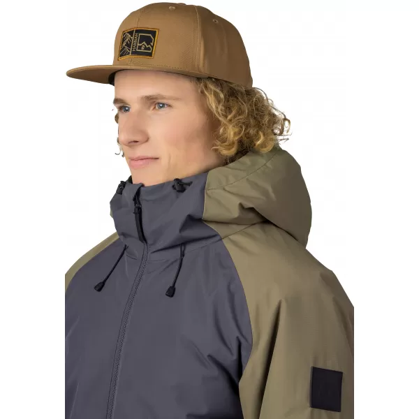  Herrenjacke HANNAH MASCON ASPHALT/VERBRANNTE OLIVE 