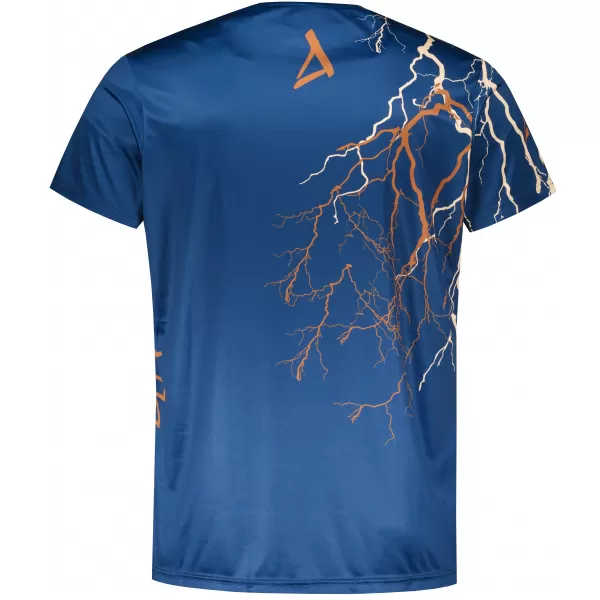  Premium-T-Shirt für Herren ALTISPORT VOJ/ALM004TR01 MARINE/BRAUN 