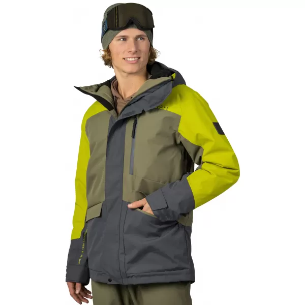  Herrenjacke HANNAH GAROW FD GEBRANNTE OLIVE/CITRONELLE 