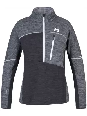 Damen-Sweatshirt HANNAH MEDA HZ HELLGRAU MEL (WEIß)