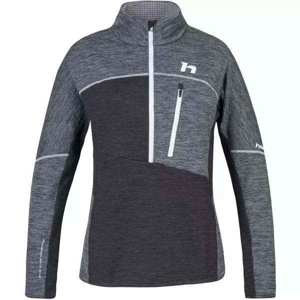  Damen-Sweatshirt HANNAH MEDA HZ HELLGRAU MEL (WEIß) 