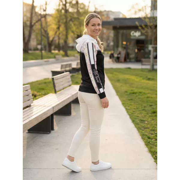  Premium-Sweatshirt für Damen ALTISPORT VOJ/ALW008MI01 SCHWARZ 