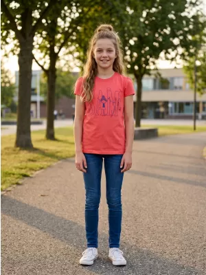 Mädchen-T-Shirt SAM 73 IELENIA KT 506 LEUCHTEND ROSA