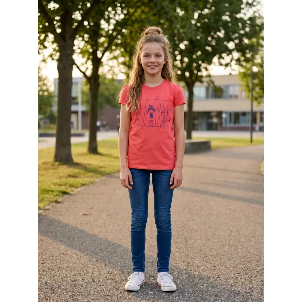  Mädchen-T-Shirt SAM 73 IELENIA KT 506 LEUCHTEND ROSA 