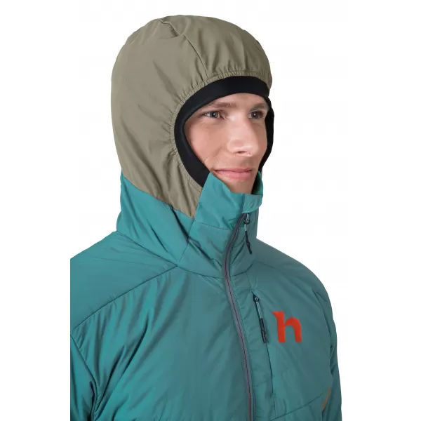  Herrenjacke HANNAH KECHU HOODY ÖLBLAU/GEBRANNTES OLIV 
