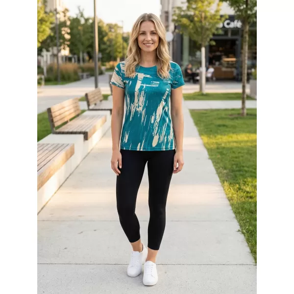  Hochwertiges Funktions-T-Shirt für Damen ALTISPORT VOJ/ALW010TR01 KEROSIN/BLAU 