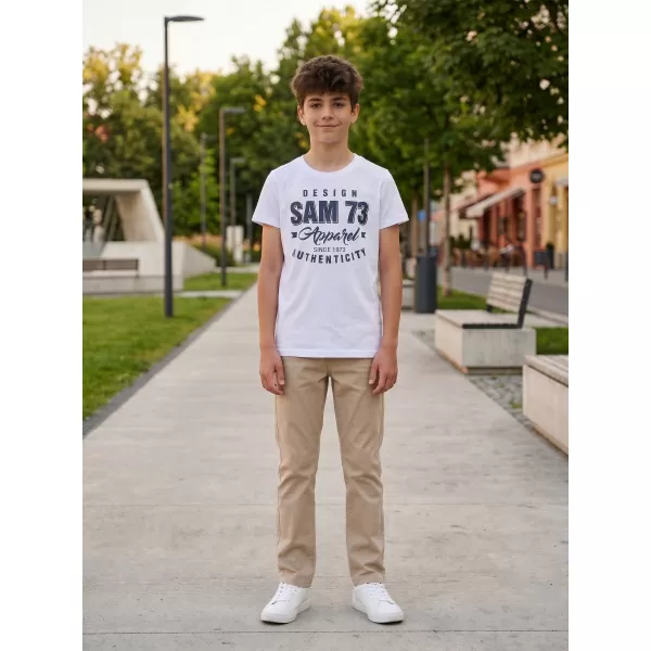  T-Shirt für Jungen SAM 73 JANSON KT 504 WEIß 