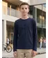 Jungen-T-Shirt mit langen Ärmeln SAM 73 CELDOR KT 501 DUNKELBLAU