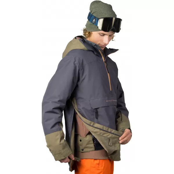  Herrenjacke HANNAH PATTY FD ASPHALT/VERBRANNTE OLIVE 