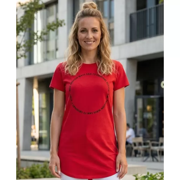  Damen-T-Shirt SAM 73 DORIS WT 899 HIMBEERE 