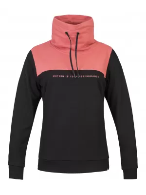 Damen-Sweatshirt HANNAH SIBELE ANTHRAZIT/VERBLASSTES ROSA