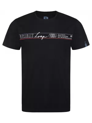 Herren-T-Shirt LOAP ALPACO CLM2358 SCHWARZ