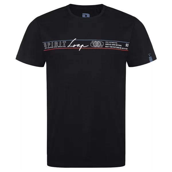  Herren-T-Shirt LOAP ALPACO CLM2358 SCHWARZ 