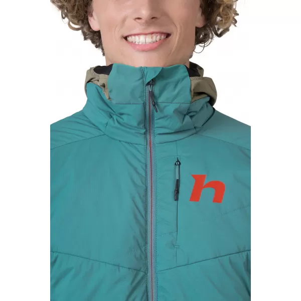  Herrenjacke HANNAH KECHU HOODY ÖLBLAU/GEBRANNTES OLIV 