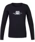 Damen-T-Shirt mit langen Ärmeln HANNAH ELARA ANTHRAZIT (WEIß)