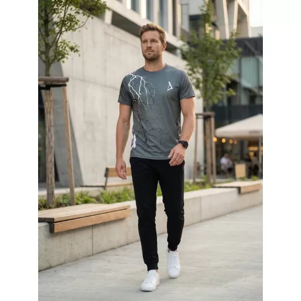  Premium-T-Shirt für Herren ALTISPORT VOJ/ALM004TR01 GRAPHIT 