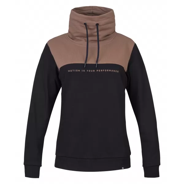  Damen-Sweatshirt HANNAH SIBELE ANTHRAZIT/COCA-MOKKA 