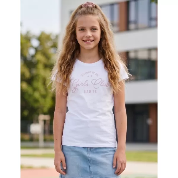  Mädchen-T-Shirt SAM 73 JANLI KT 507 WEIß 