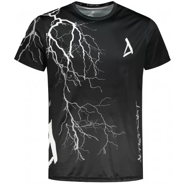  Premium-T-Shirt für Herren ALTISPORT VOJ/ALM004TR01 SCHWARZ UND WEIß 