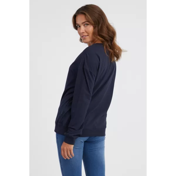  Damen-T-Shirt mit langen Ärmeln SAM 73 SHARMA WT 892 DUNKELBLAU 
