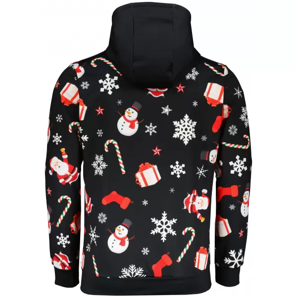 Premium-Sweatshirt für Herren ALTISPORT VOJ/ALMVN1MI01 SCHWARZ 