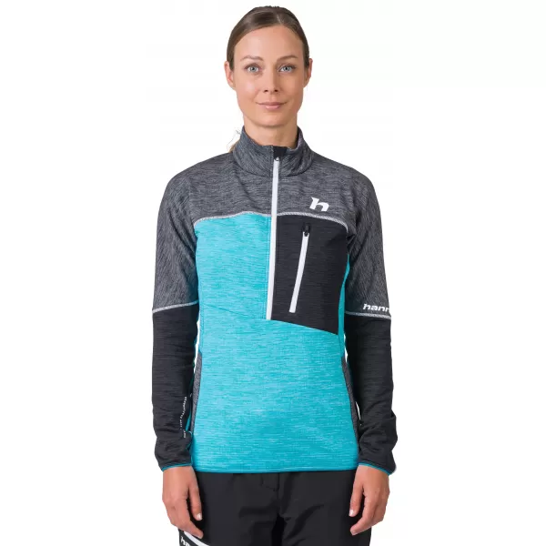  Damen-Sweatshirt HANNAH MEDA HZ HELLGRAU/ANTHRAZIT MEL 