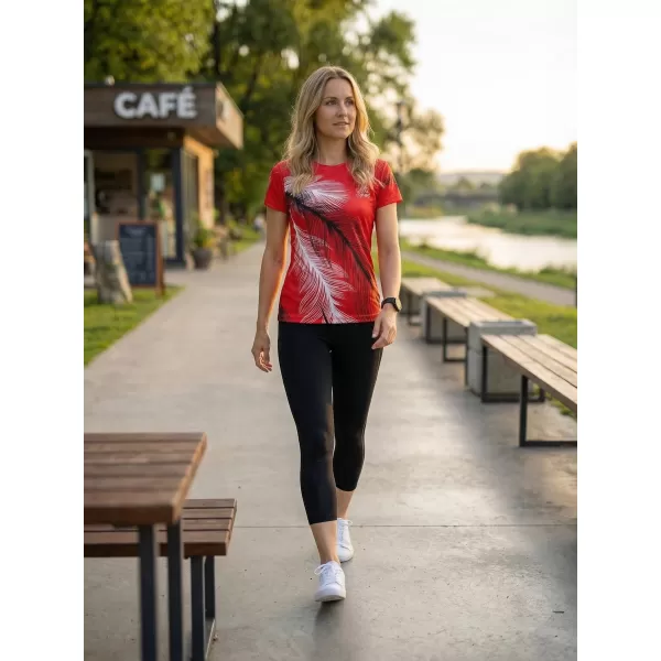  Hochwertiges Funktions-T-Shirt für Damen ALTISPORT VOJ/ALW001TR01 ROT 