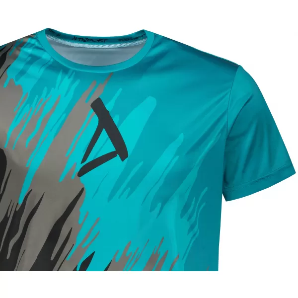  Hochwertiges Funktions-T-Shirt für Herren ALTISPORT VOJ/ALM006TR01 SCHWARZ/KEROSIN 