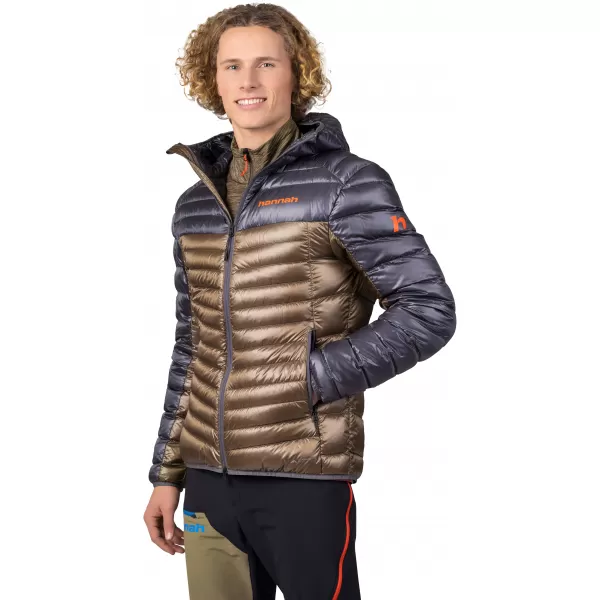  Herrenjacke HANNAH ARDEN ASPHALT/KHAKI-STREIFEN 