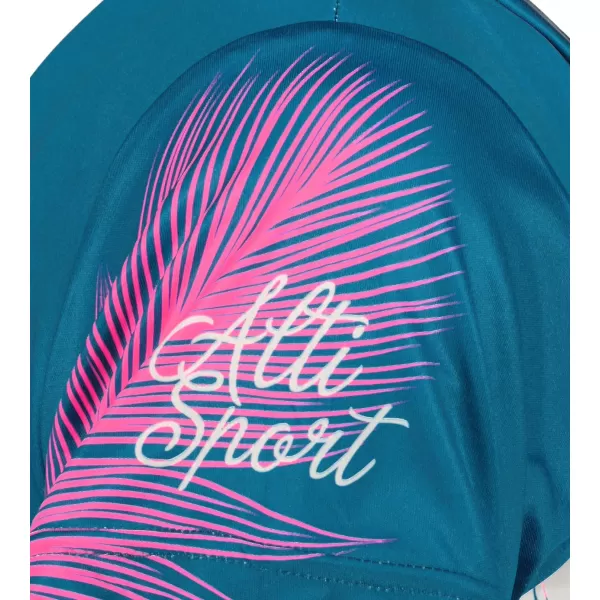  Hochwertiges Funktions-T-Shirt für Damen ALTISPORT VOJ/ALW001TR01 PETROL/ROSA 