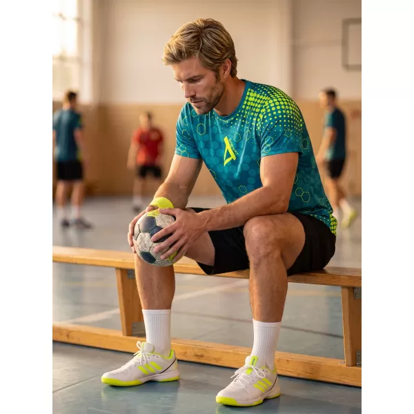  Hochwertiges Funktions-T-Shirt für Herren ALTISPORT VOJ/ALM005TR01 KEROSIN/GELB 