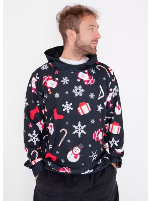 Premium-Sweatshirt für Herren ALTISPORT VOJ/ALMVN1MI01 SCHWARZ