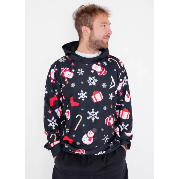  Premium-Sweatshirt für Herren ALTISPORT VOJ/ALMVN1MI01 SCHWARZ 