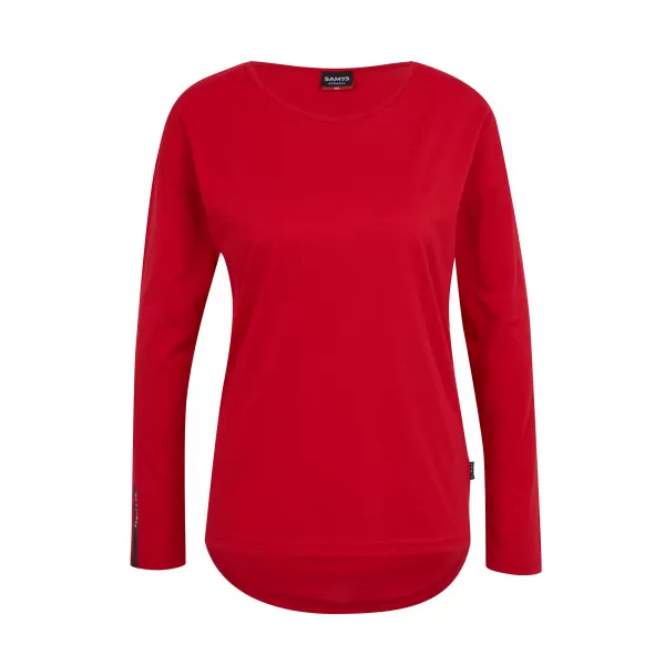  Damen-T-Shirt mit langen Ärmeln SAM 73 PATTY WT 895 ROT 