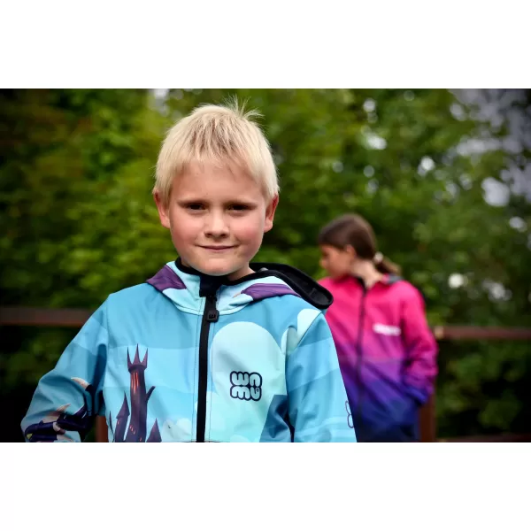  Baby Softshell Jacke WAMU DRAGON FANTASY BLAU 