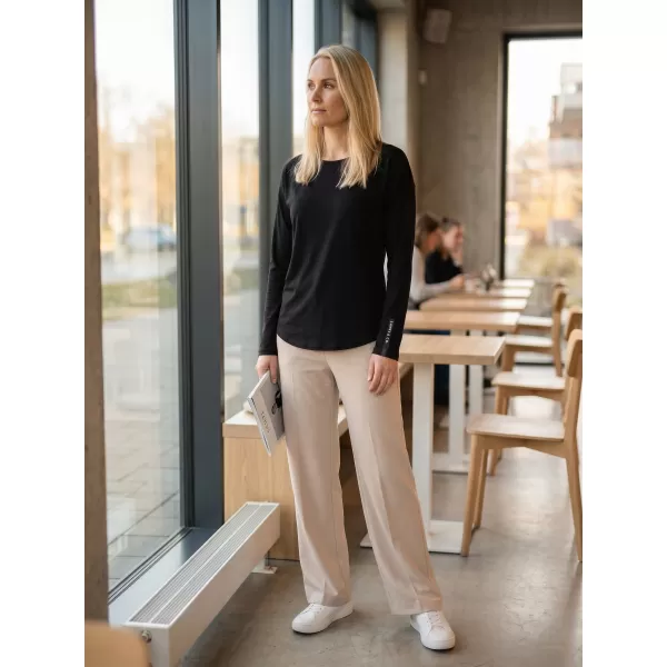  Damen-T-Shirt mit langen Ärmeln SAM 73 PATTY WT 895 SCHWARZ 
