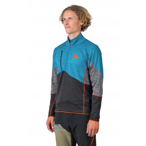  Herren-Sweatshirt HANNAH NIRO HZ FAYENCE/ANTHRAZIT MEL 