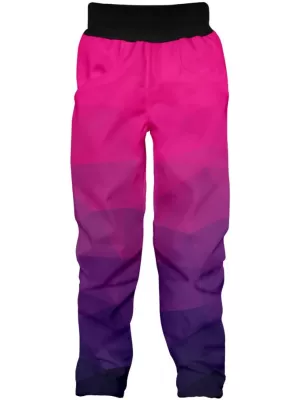Baby Softshell Hosen WAMU MOZAIKA LILA