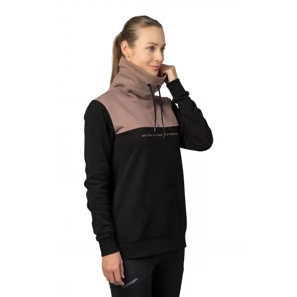  Damen-Sweatshirt HANNAH SIBELE ANTHRAZIT/COCA-MOKKA 