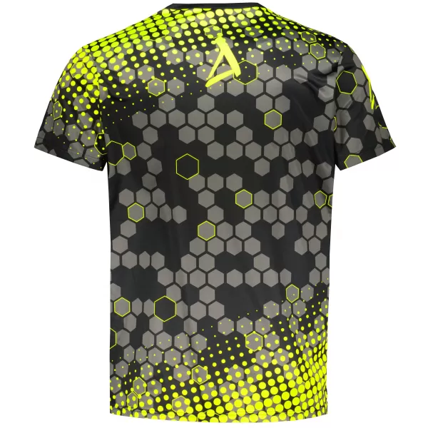  Hochwertiges Funktions-T-Shirt für Herren ALTISPORT VOJ/ALM005TR01 SCHWARZ UND GELB 