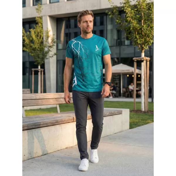  Premium-T-Shirt für Herren ALTISPORT VOJ/ALM004TR01 KEROSIN/WEIß 