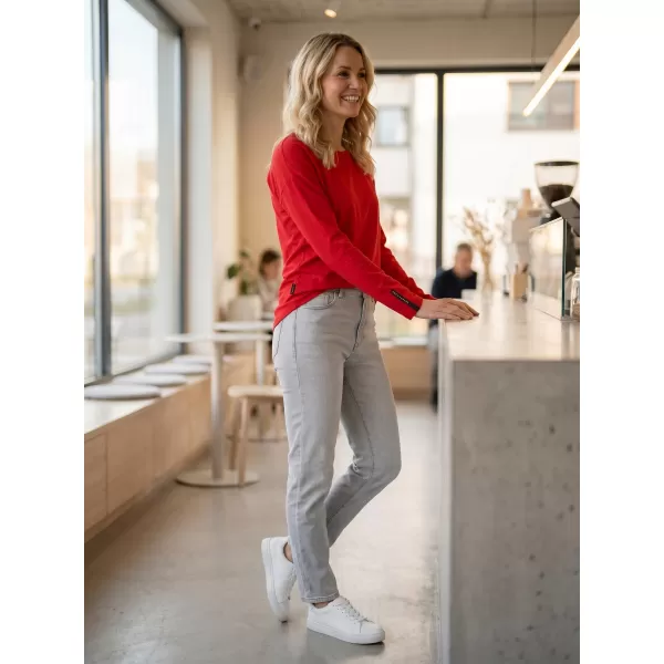  Damen-T-Shirt mit langen Ärmeln SAM 73 PATTY WT 895 ROT 