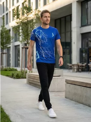 Premium-T-Shirt für Herren ALTISPORT VOJ/ALM004TR01 KÖNIGSBLAU